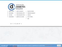 Tablet Screenshot of diabetesmadrid.org